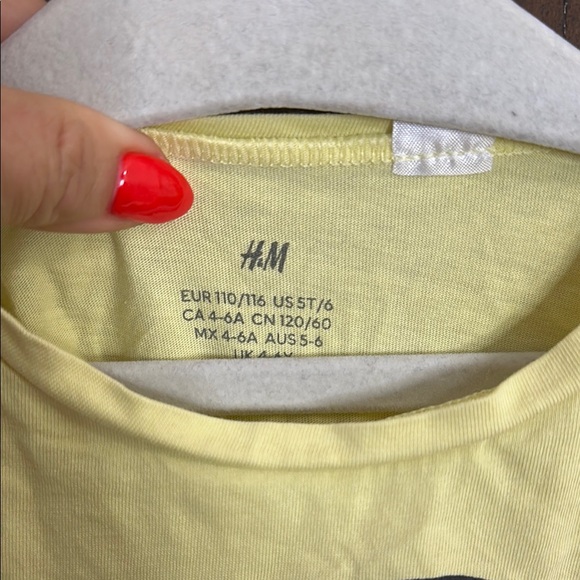 Yellow Disney Minnie Short Sleeve Tee - Picture 2 of 6